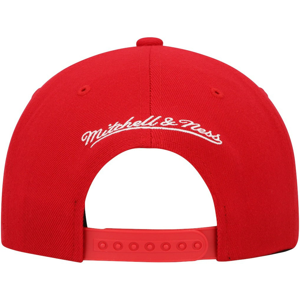 Atlanta Hawks Hardwood Classics Team Ground 2.0 Snapback Hat Red - Mitchell & Ness