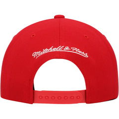 Atlanta Hawks Hardwood Classics Team Ground 2.0 Snapback Hat Red - Mitchell & Ness