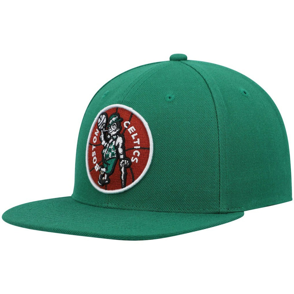 Boston Celtics Hardwood Classics Team Ground 2.0 Snapback Hat Kelly Green - Mitchell & Ness