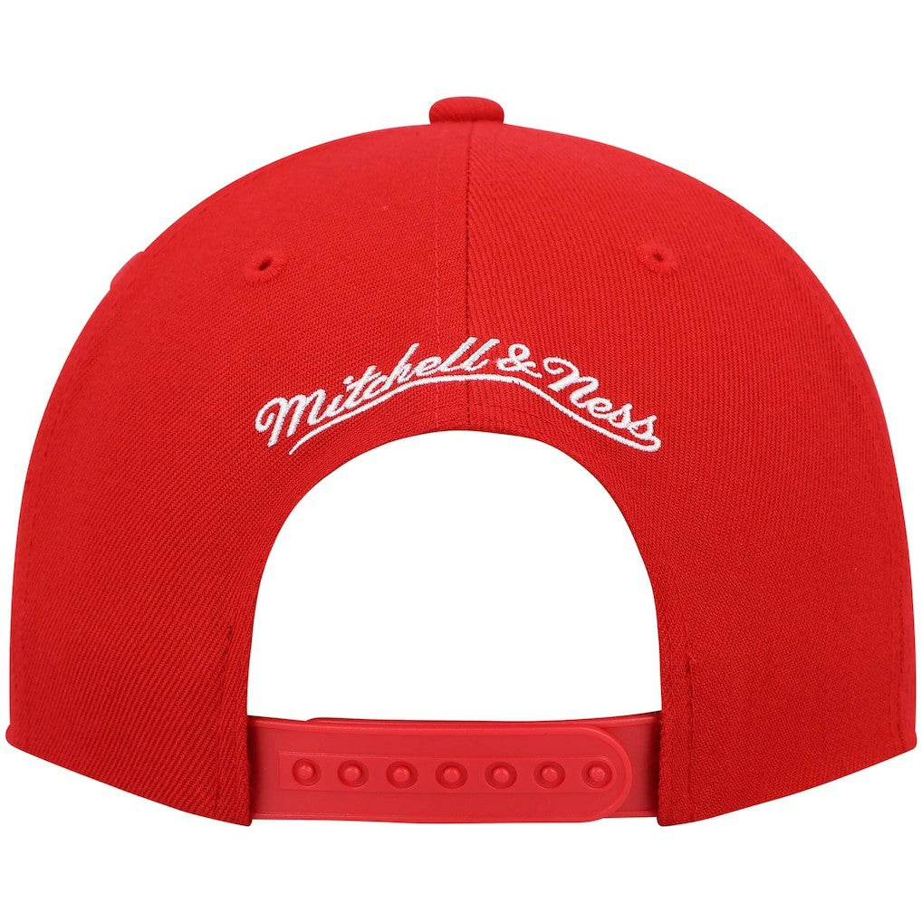 Chicago Bulls Hardwood Classics Team Ground 2.0 Snapback Hat Red - Mitchell & Ness