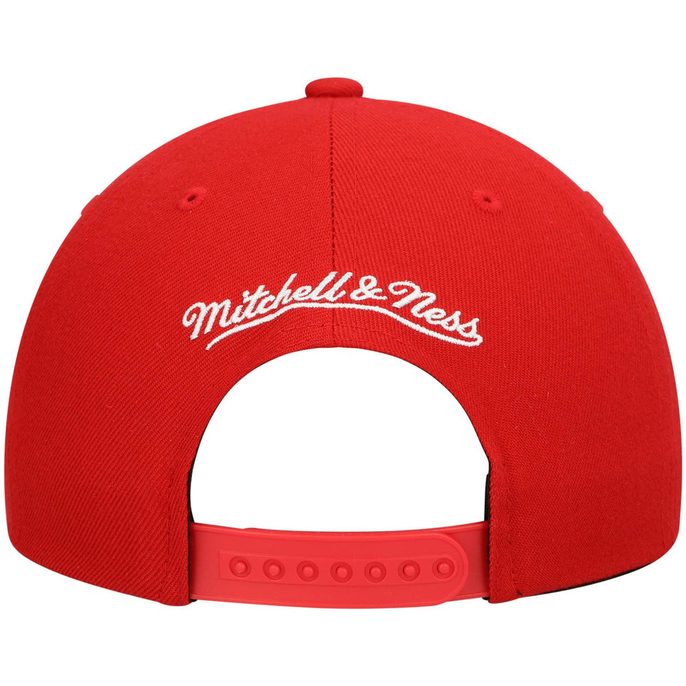 Miami Heat Hardwood Classics Team Ground 2.0 Snapback Hat Red - Mitchell & Ness