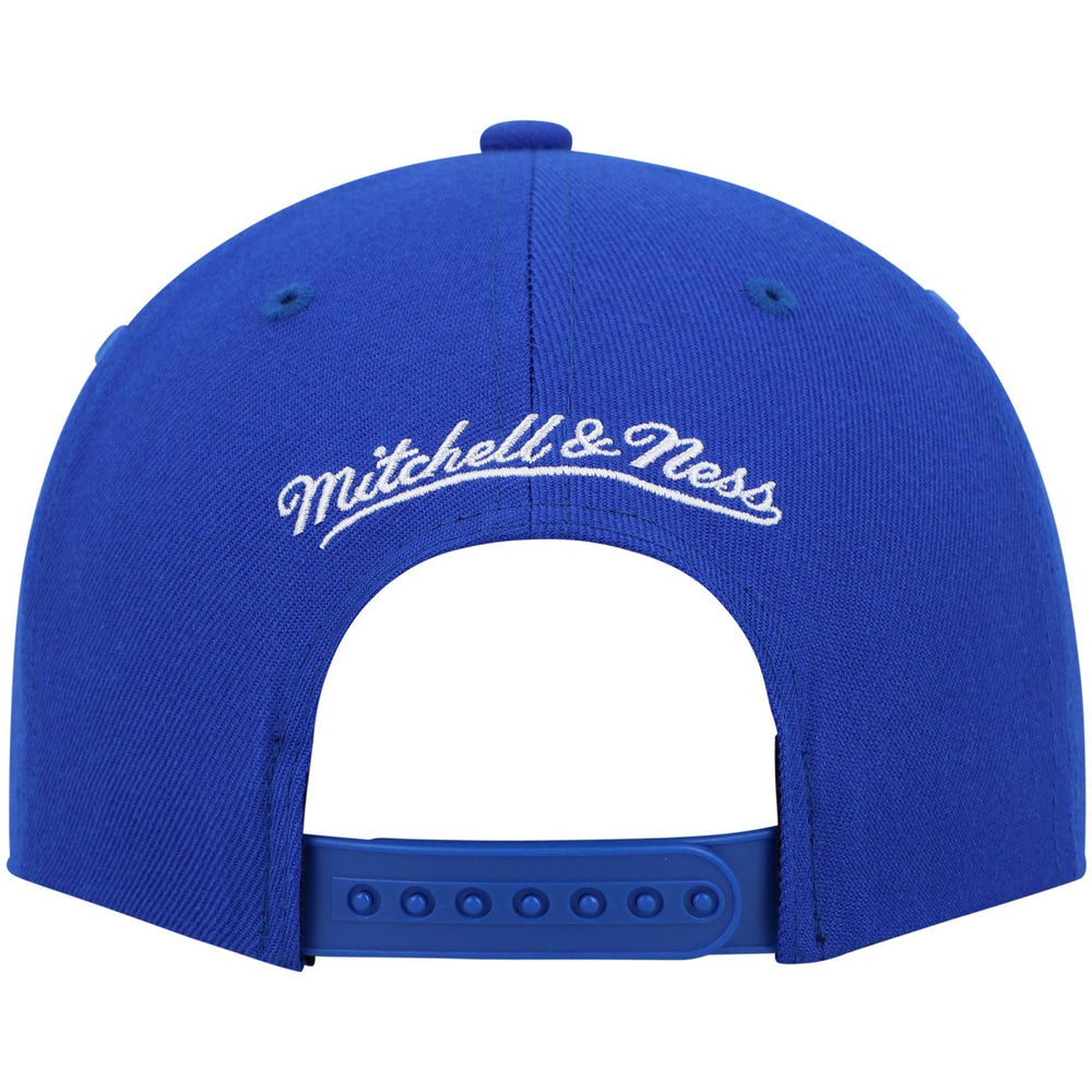 New York Knicks Hardwood Classics Team Ground 2.0 Snapback Hat Blue - Mitchell & Ness