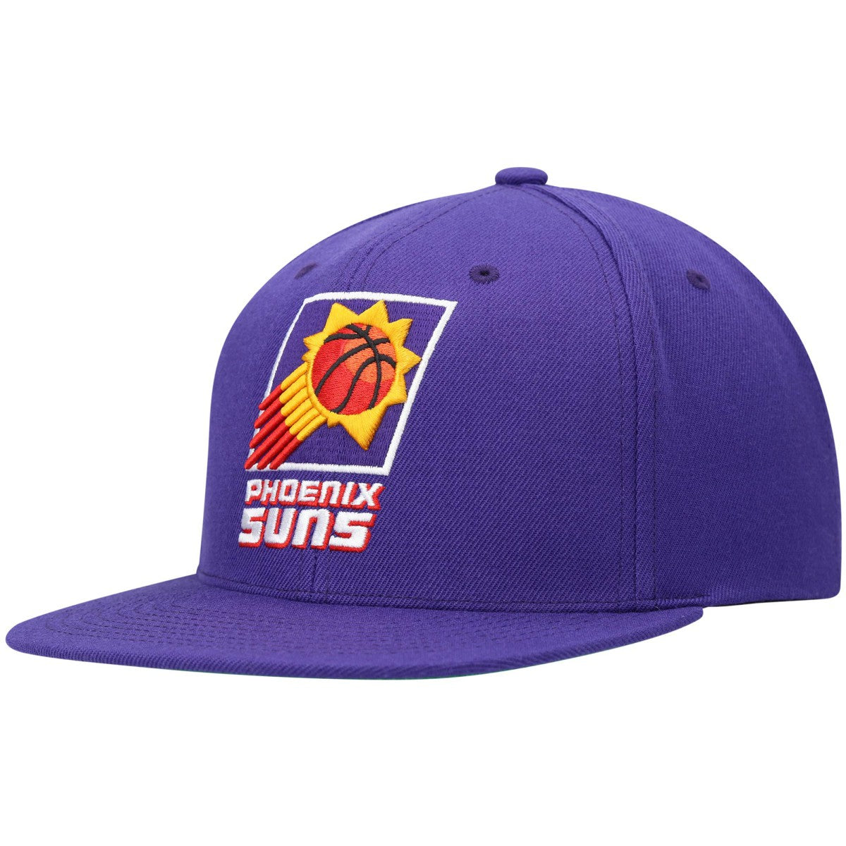 Phoenix Suns Hardwood Classics Team Ground 2.0 Snapback Hat Purple - Mitchell & Ness