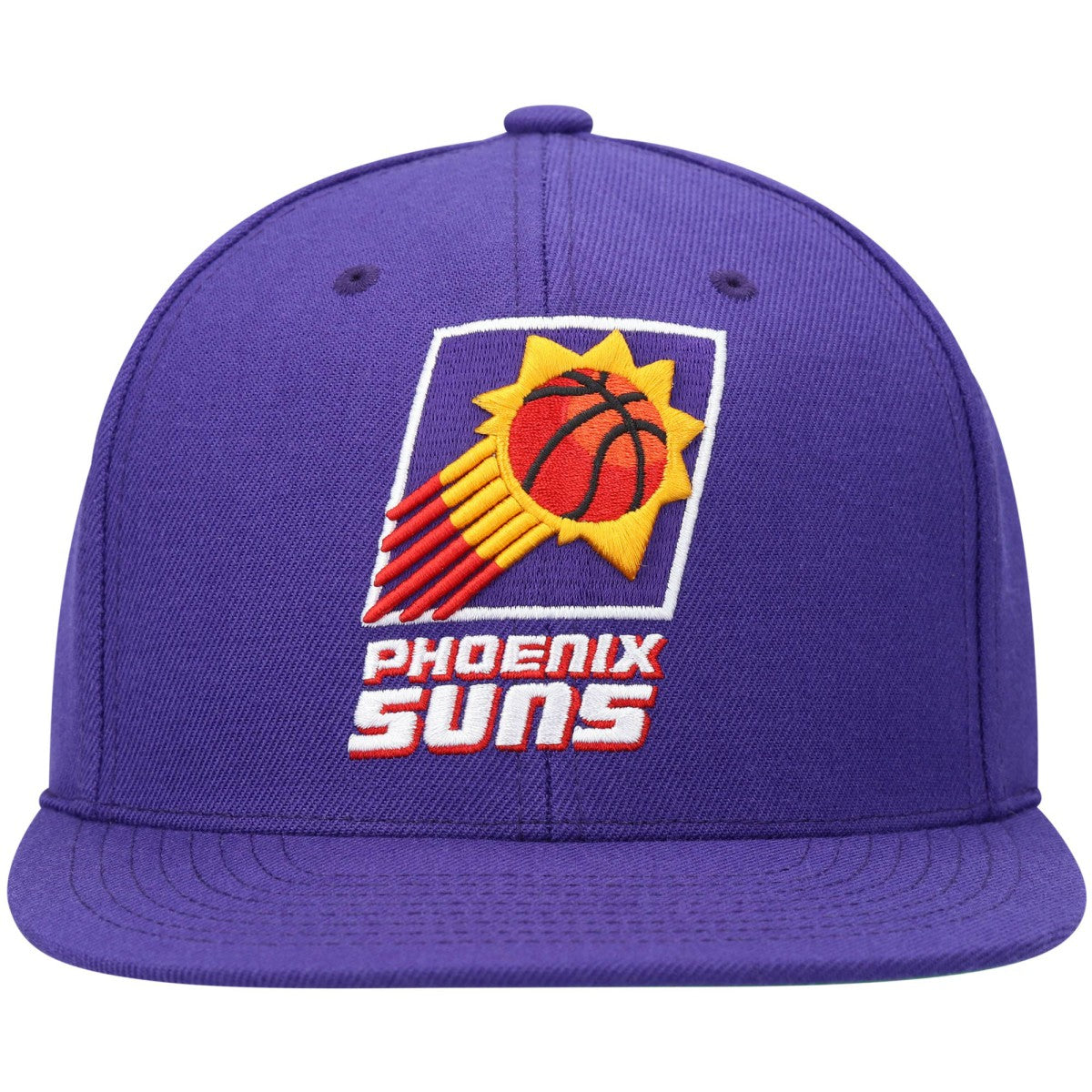 Phoenix Suns Hardwood Classics Team Ground 2.0 Snapback Hat Purple - Mitchell & Ness