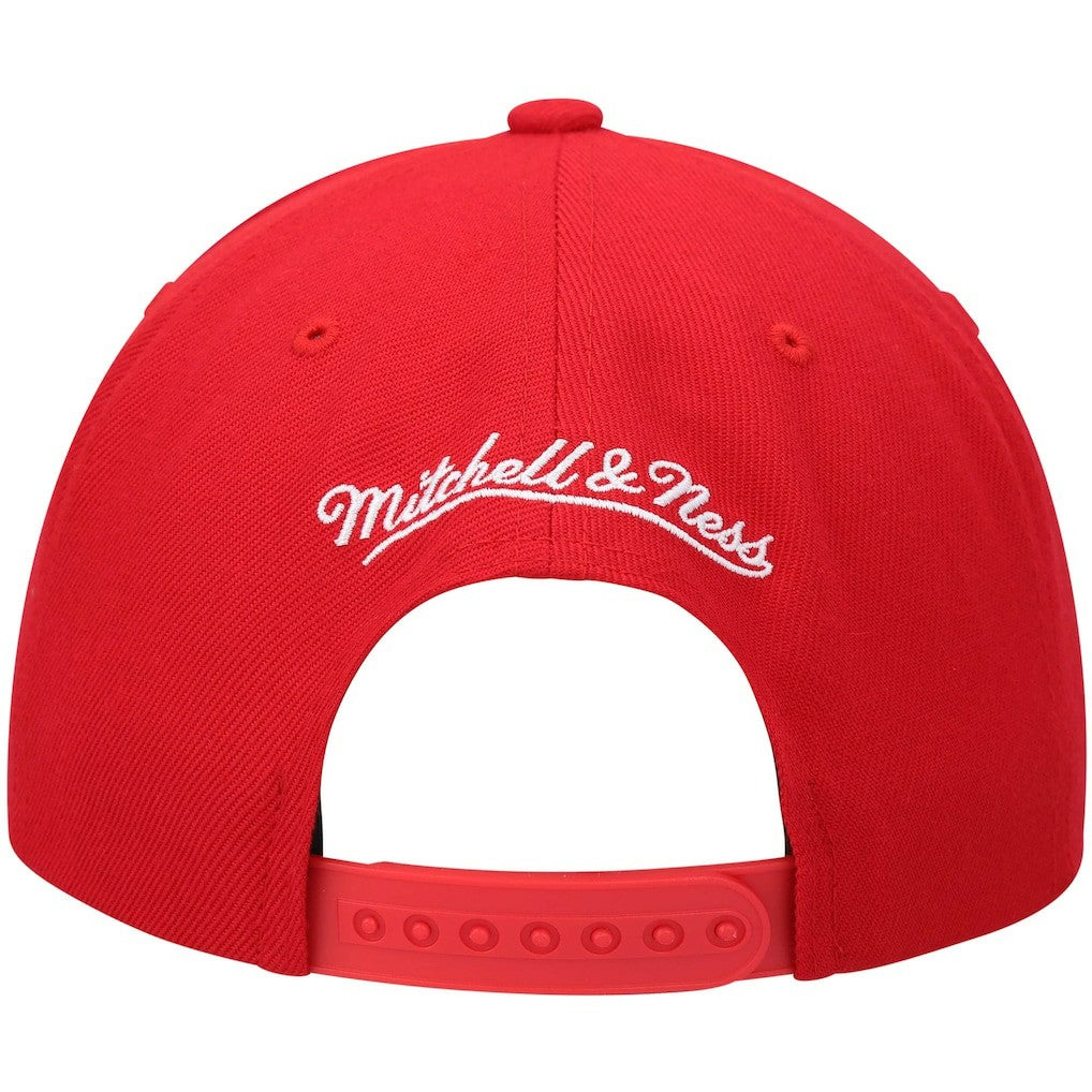 Portland Trail Blazers Hardwood Classics Team Ground 2.0 Snapback Hat Red - Mitchell & Ness