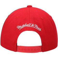 Portland Trail Blazers Hardwood Classics Team Ground 2.0 Snapback Hat Red - Mitchell & Ness