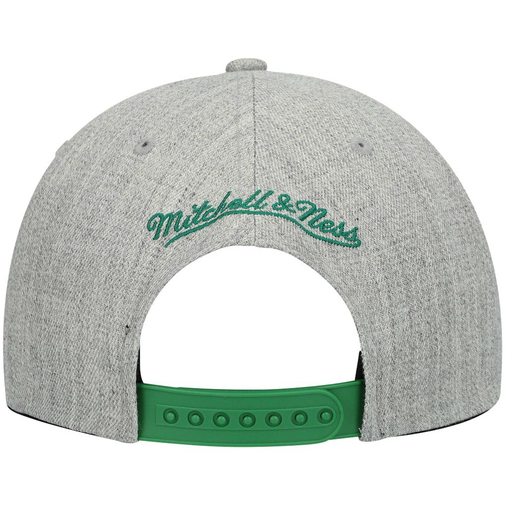 Dallas Mavericks Hardwood Classics Team 2.0 Snapback Hat Heathered Gray - Mitchell & Ness