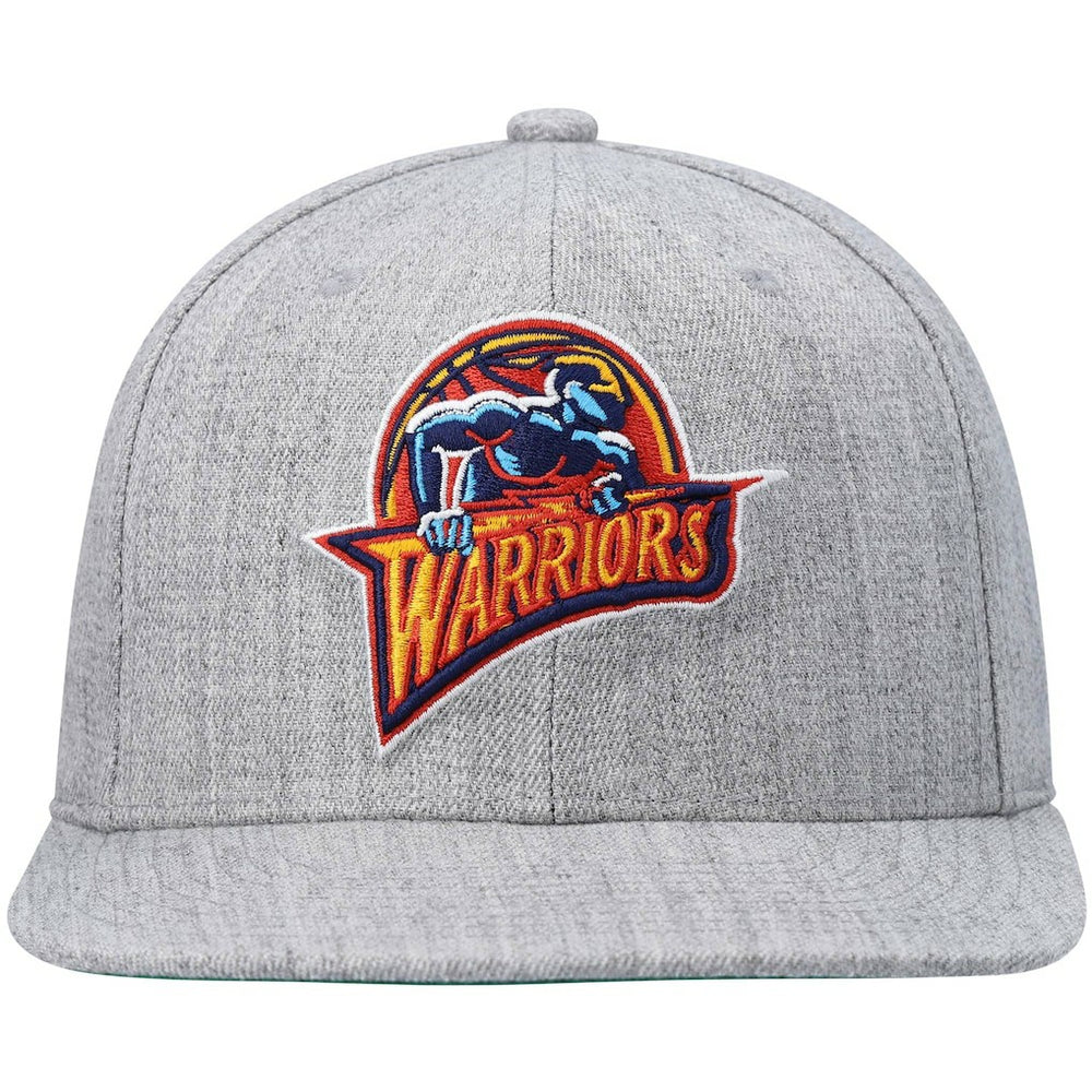 Golden State Warriors Hardwood Classics Team 2.0 Snapback Hat Heathered Gray - Mitchell & Ness