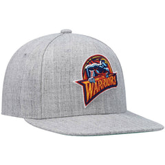 Golden State Warriors Hardwood Classics Team 2.0 Snapback Hat Heathered Gray - Mitchell & Ness
