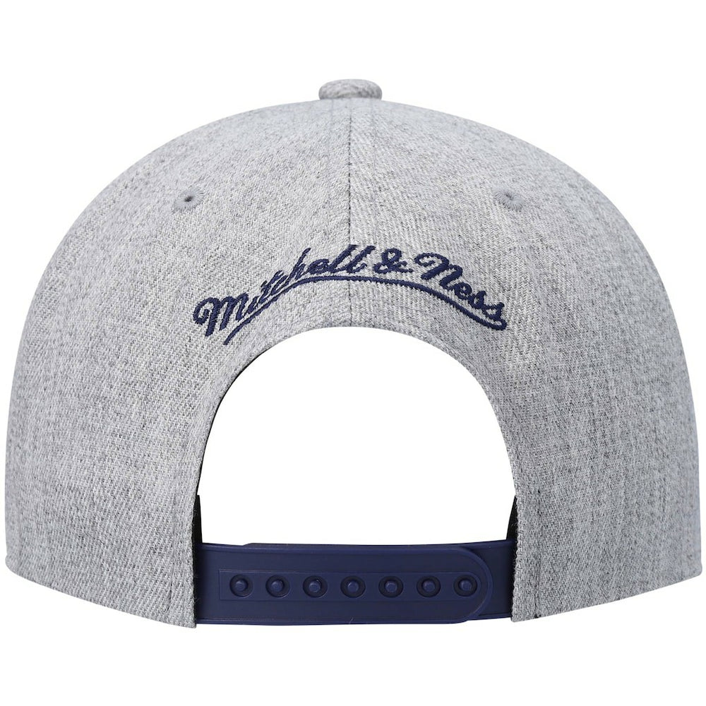 Golden State Warriors Hardwood Classics Team 2.0 Snapback Hat Heathered Gray - Mitchell & Ness