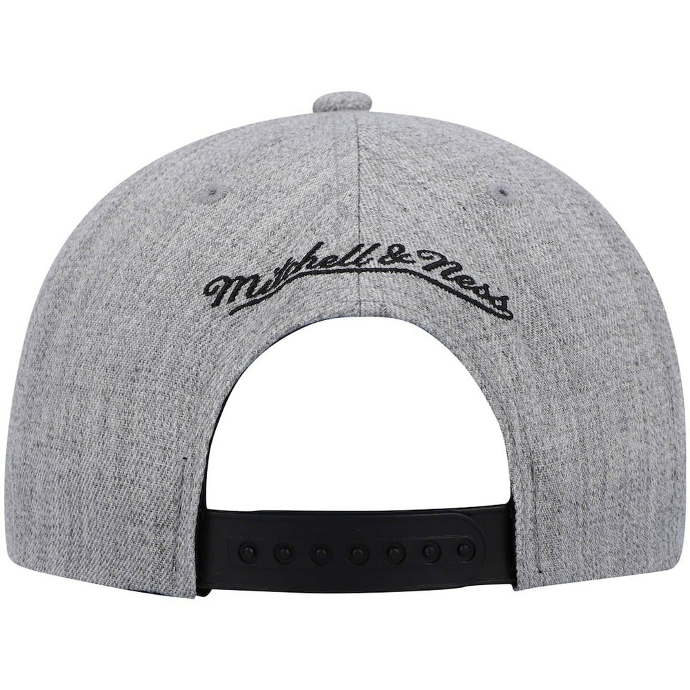 Philadelphia 76ers Hardwood Classics Team 2.0 Snapback Hat Heathered Gray - Mitchell & Ness