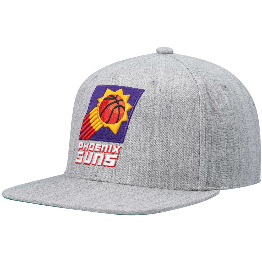 Phoenix Suns Hardwood Classics Team 2.0 Snapback Hat Heathered Gray - Mitchell & Ness