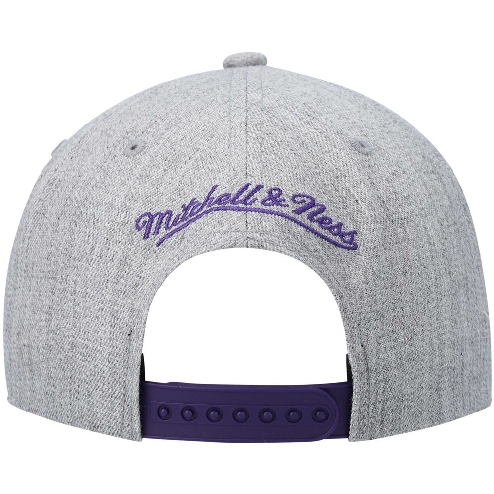 Phoenix Suns Hardwood Classics Team 2.0 Snapback Hat Heathered Gray - Mitchell & Ness