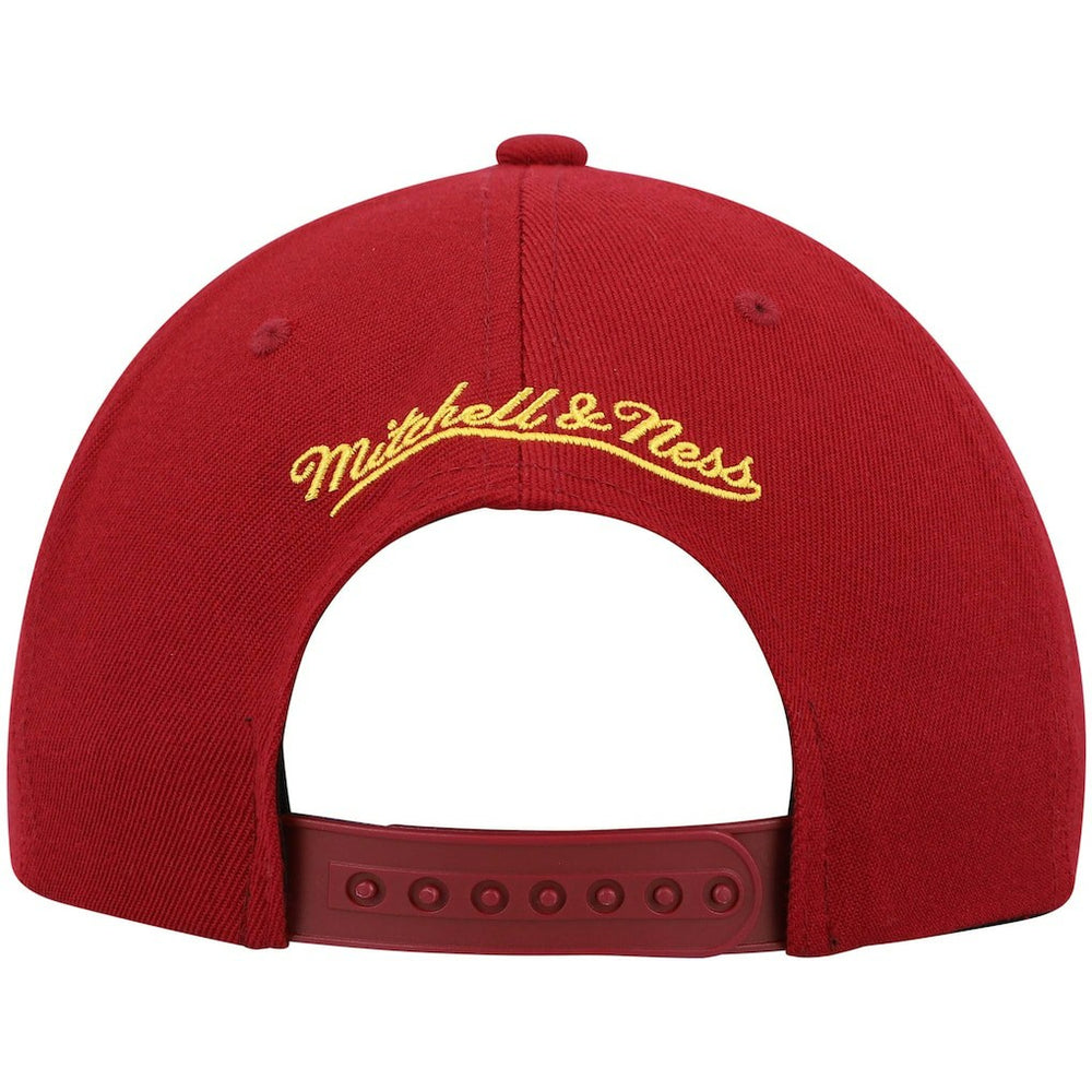 Cleveland Cavaliers Team Two-Tone 2.0 Snapback Hat Wine/Gold - Mitchell & Ness outlet
