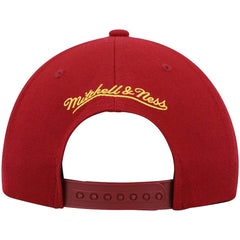 Cleveland Cavaliers Team Two-Tone 2.0 Snapback Hat Wine/Gold - Mitchell & Ness outlet
