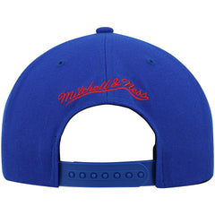 Philadelphia 76ers Team Two-Tone 2.0 Snapback Hat Royal/Red - Mitchell & Ness