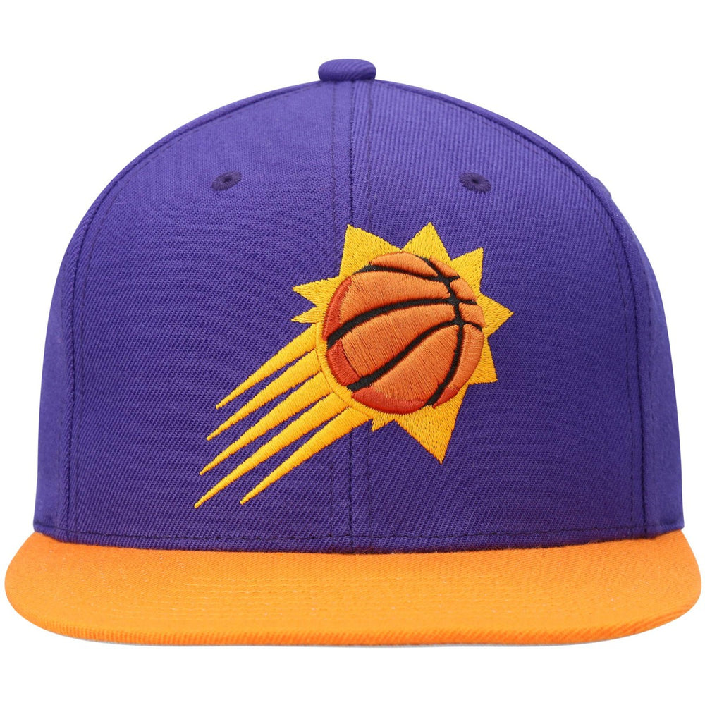 Phoenix Suns Team Two-Tone 2.0 Snapback Hat Purple/Orange - Mitchell & Ness