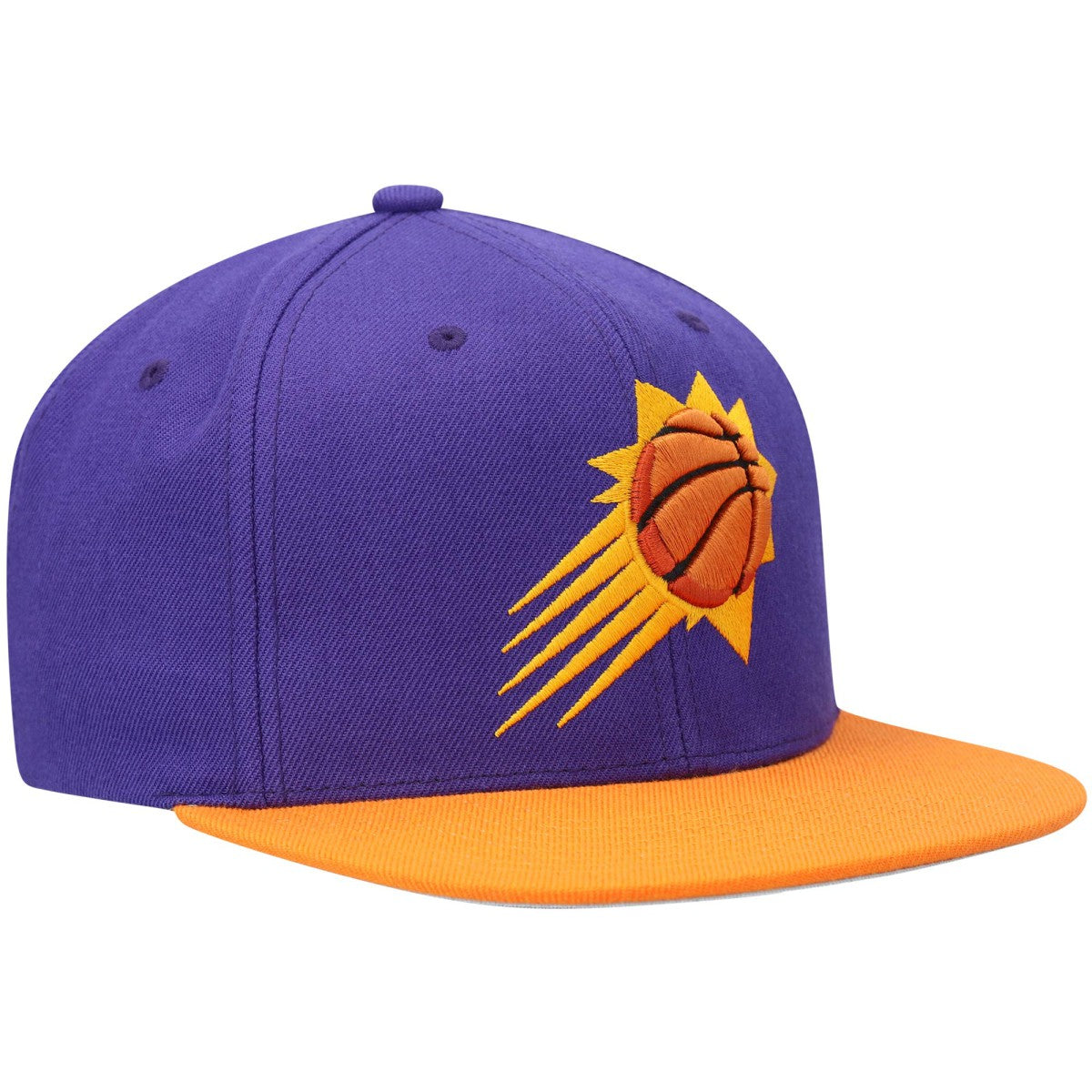 Phoenix Suns Team Two-Tone 2.0 Snapback Hat Purple/Orange - Mitchell & Ness