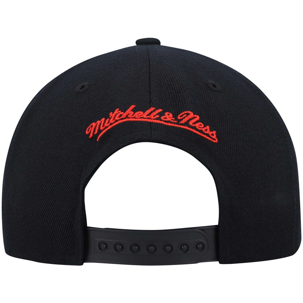 Toronto Raptors Team Two-Tone 2.0 Snapback Hat Black/Red - Mitchell & Ness