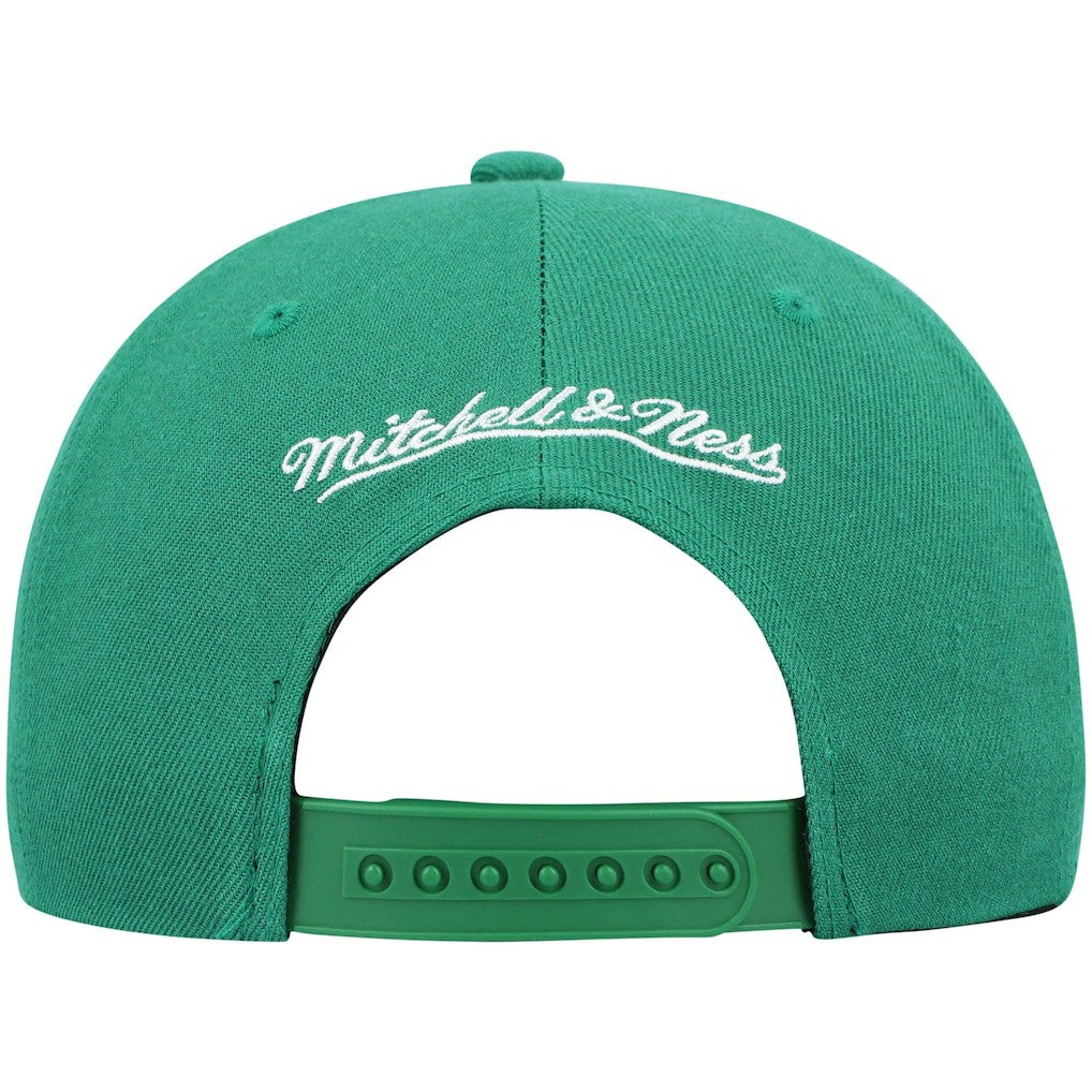 Boston Celtics Ground 2.0 Snapback Hat Kelly Green - Mitchell & Ness
