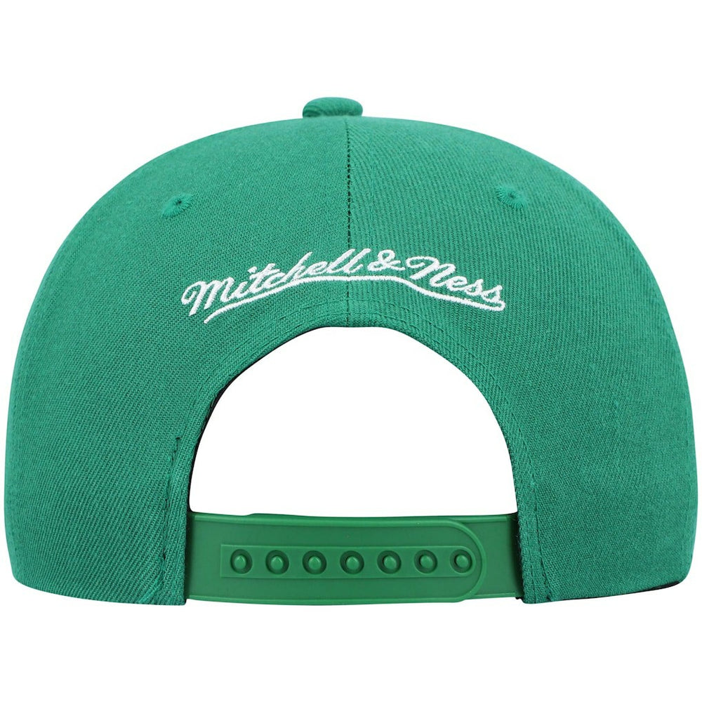 Boston Celtics Ground 2.0 Snapback Hat Kelly Green - Mitchell & Ness