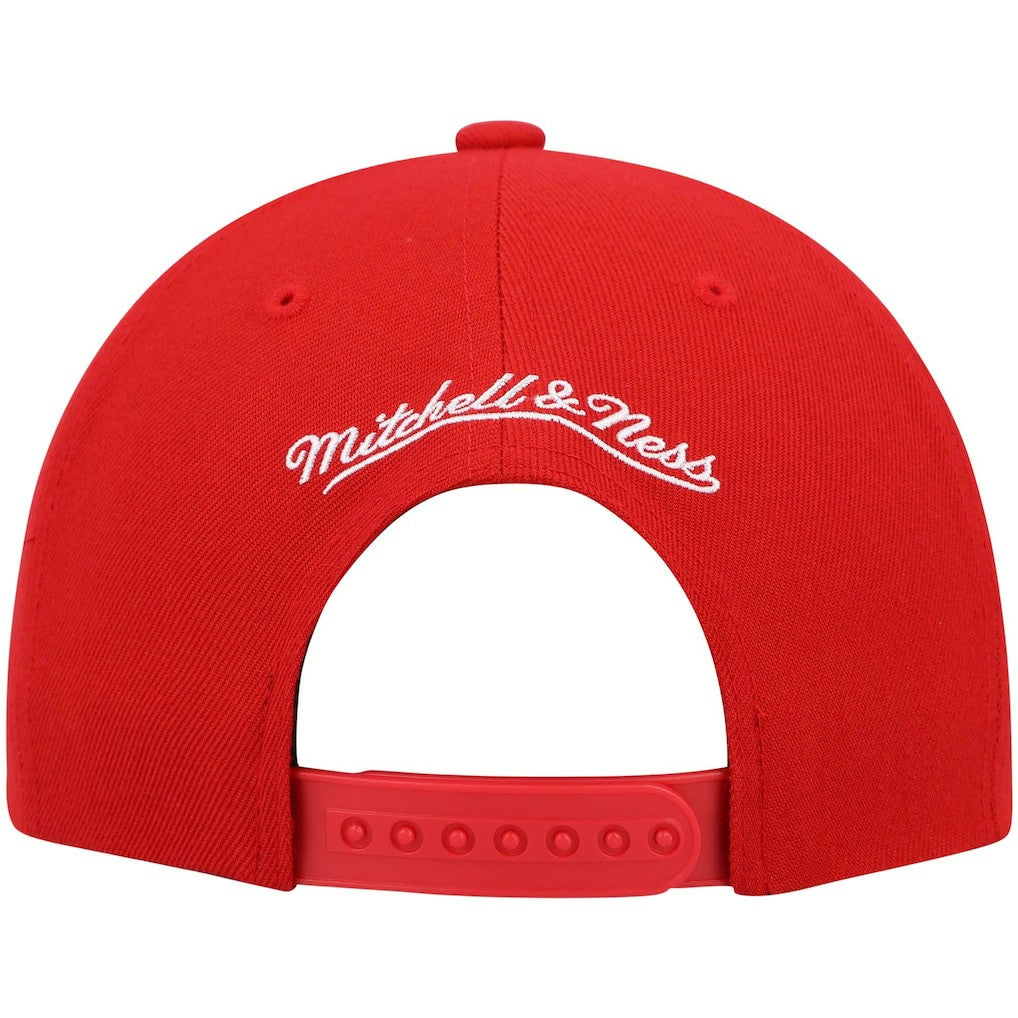 Chicago Bulls Ground 2.0 Snapback Hat Red - Mitchell & Ness