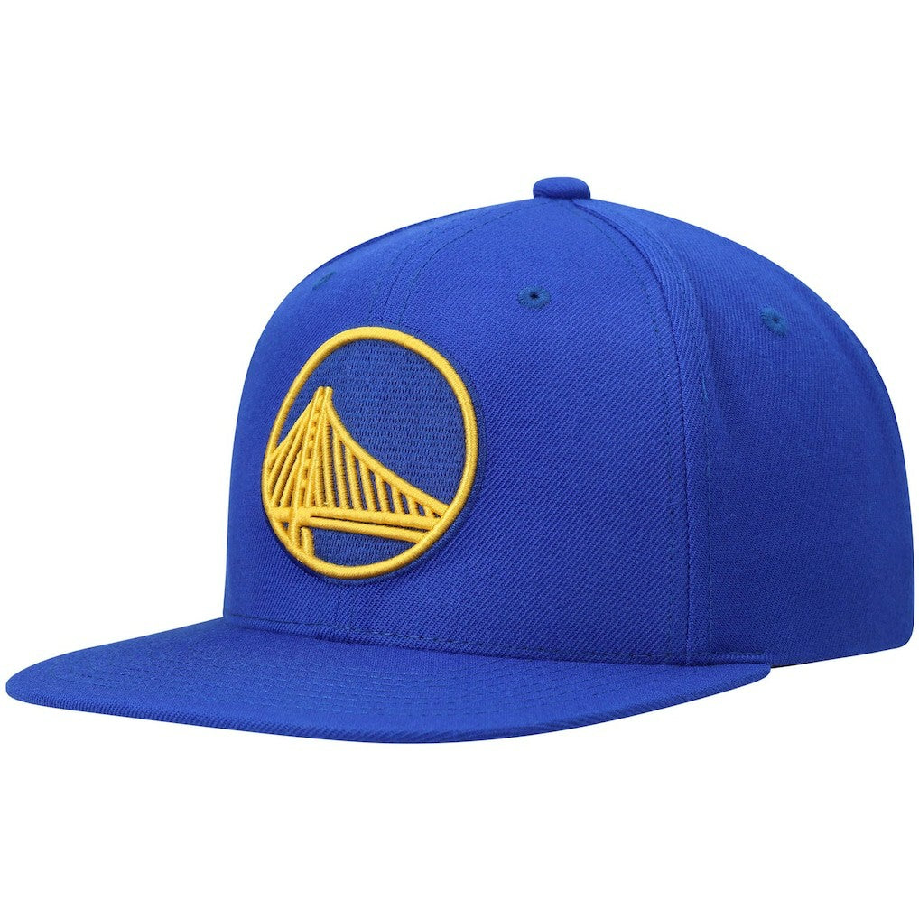 Golden State Warriors Ground 2.0 Snapback Hat Royal - Mitchell & Ness