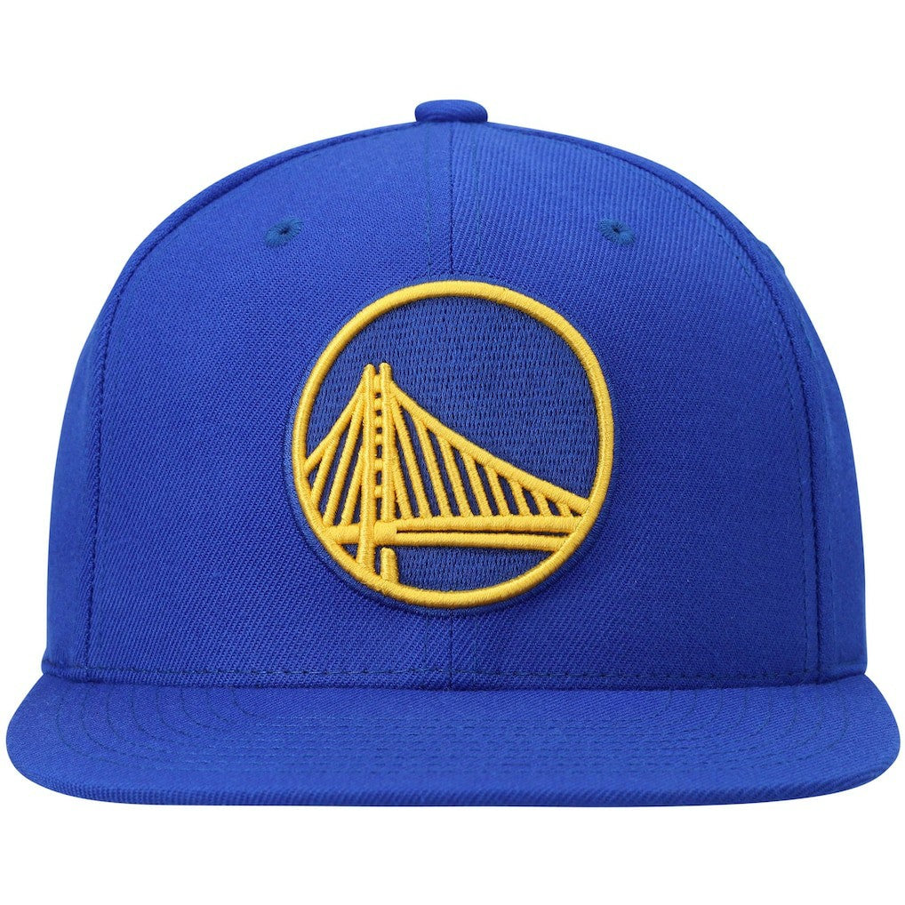 Golden State Warriors Ground 2.0 Snapback Hat Royal - Mitchell & Ness