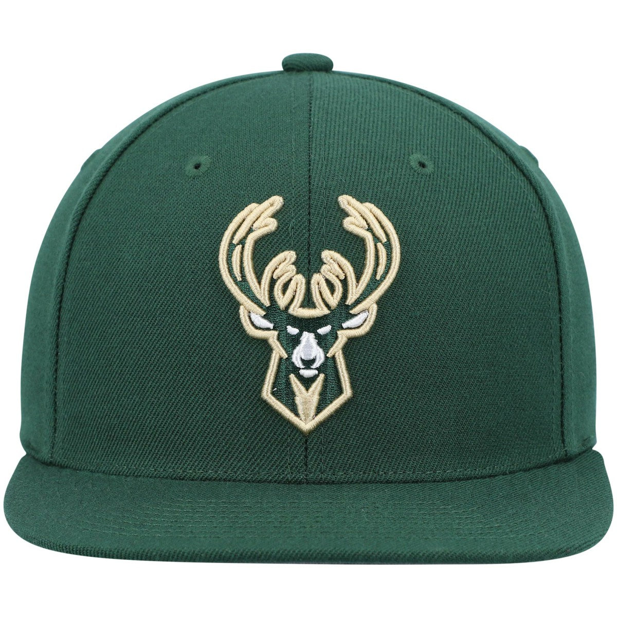 Milwaukee Bucks Ground 2.0 Snapback Hat Hunter Green - Mitchell & Ness