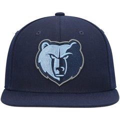 Memphis Grizzlies Ground 2.0 Snapback Hat Navy - Mitchell & Ness