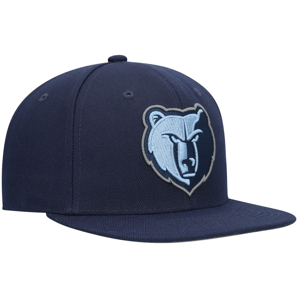 Memphis Grizzlies Ground 2.0 Snapback Hat Navy - Mitchell & Ness
