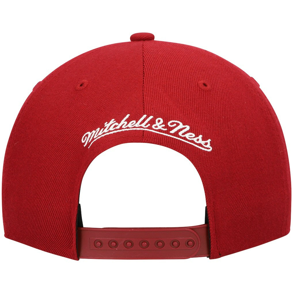 Miami Heat Ground 2.0 Snapback Hat Red - Mitchell & Ness