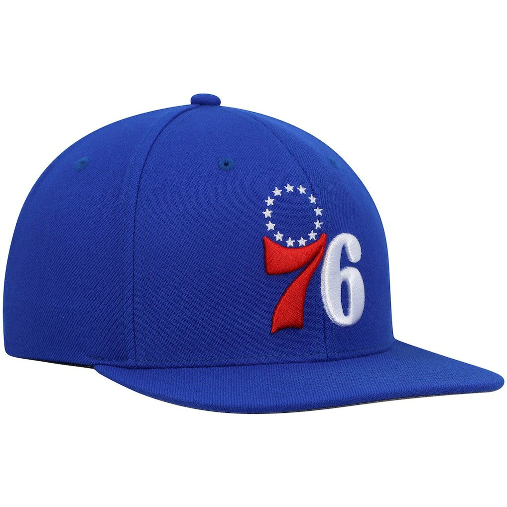 Philadelphia 76ers Ground 2.0 Snapback Hat Royal - Mitchell & Ness