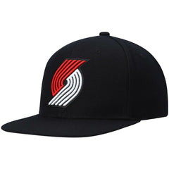 Portland Trail Blazers Ground 2.0 Snapback Hat Black - Mitchell & Ness