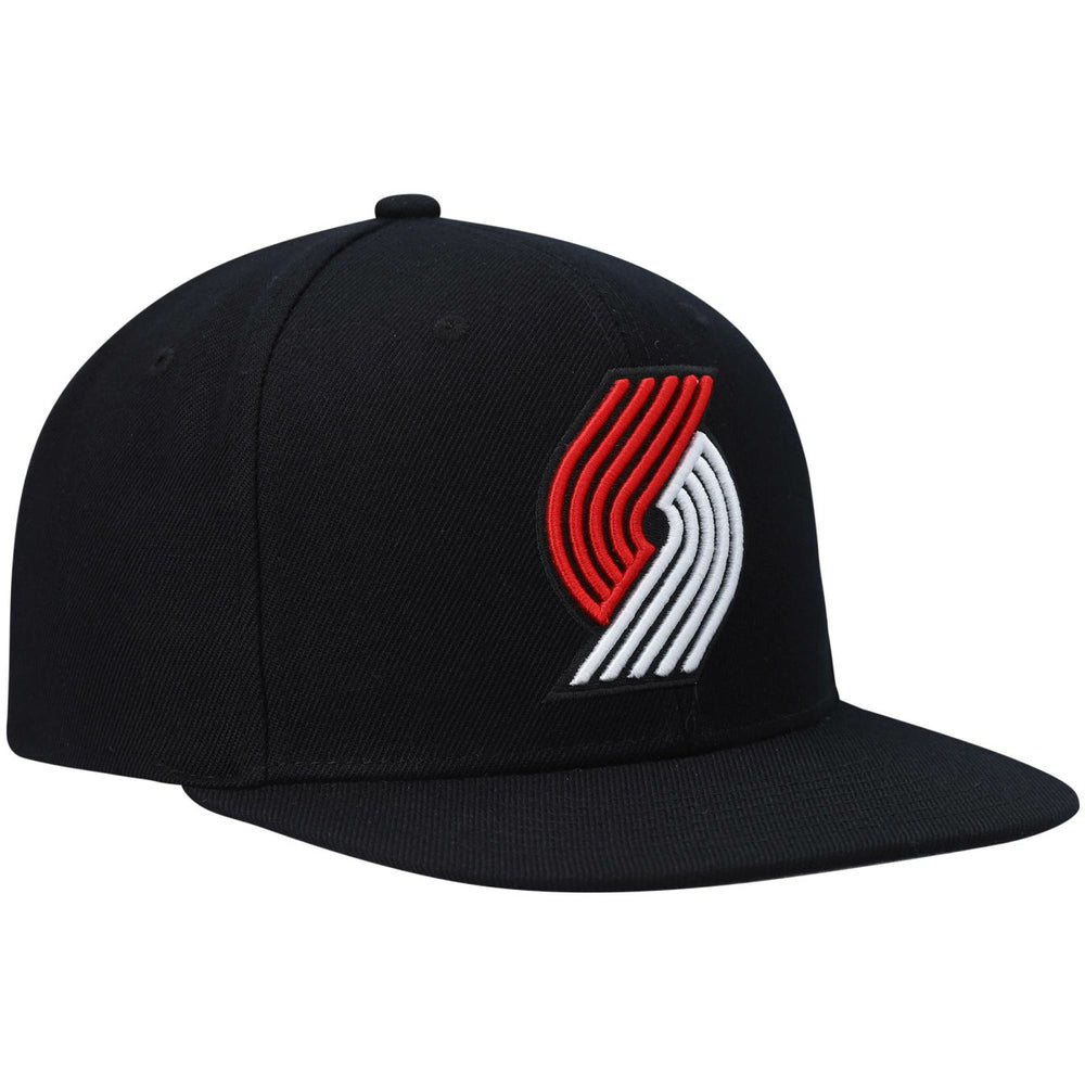 Portland Trail Blazers Ground 2.0 Snapback Hat Black - Mitchell & Ness