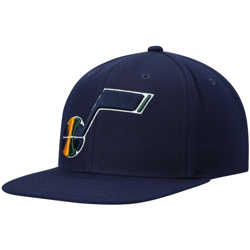 Utah Jazz Ground 2.0 Snapback Hat Navy - Mitchell & Ness