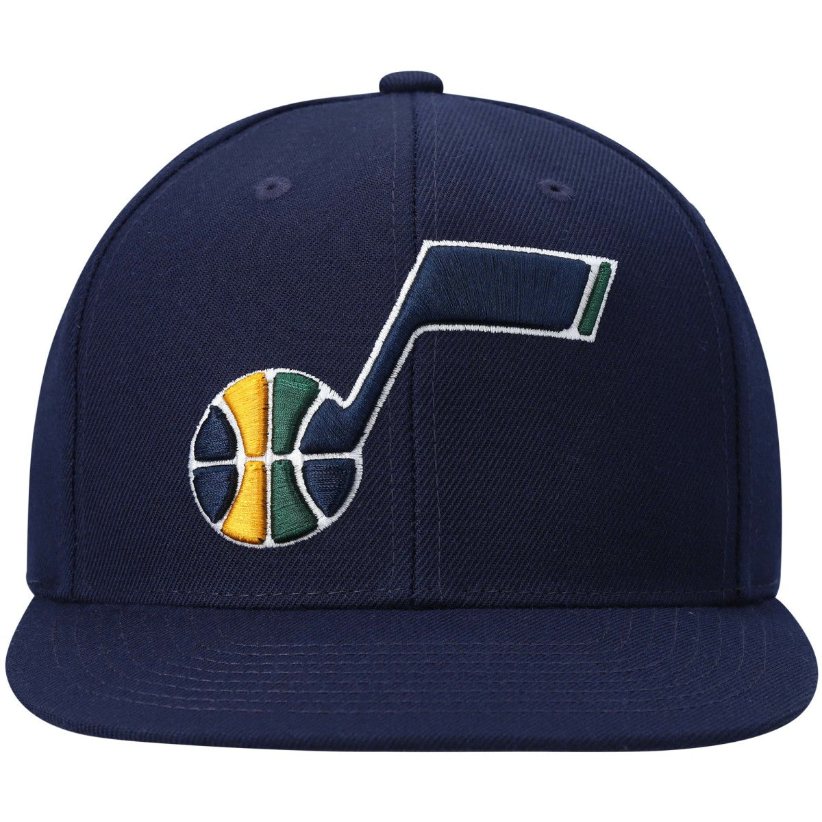 Utah Jazz Ground 2.0 Snapback Hat Navy - Mitchell & Ness