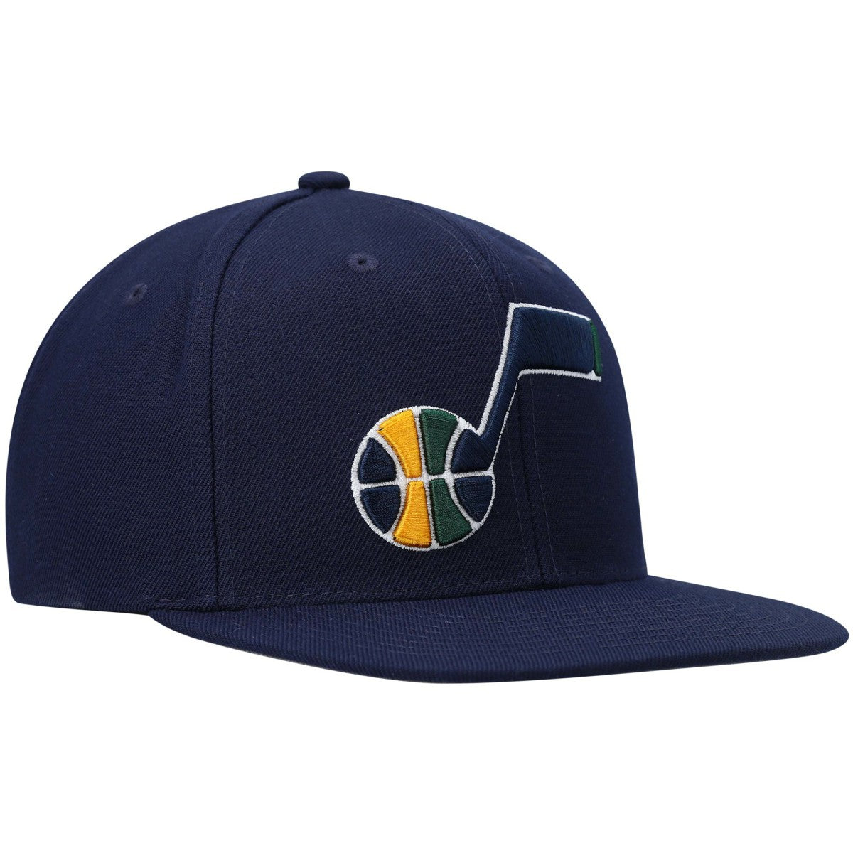 Utah Jazz Ground 2.0 Snapback Hat Navy - Mitchell & Ness
