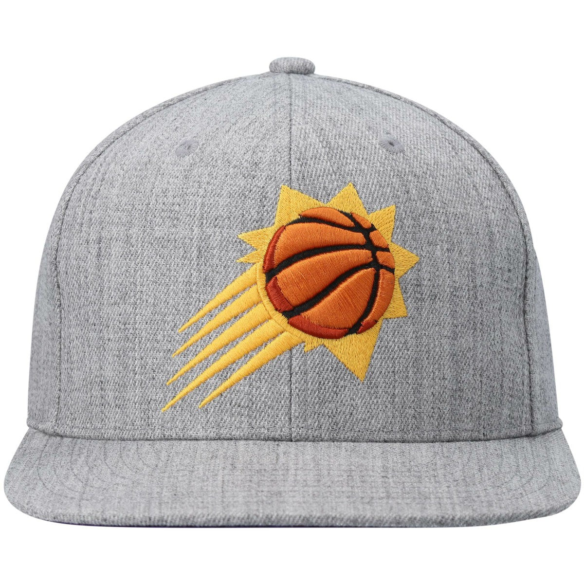 Phoenix Suns 2.0 Snapback Hat Heathered Gray - Mitchell & Ness