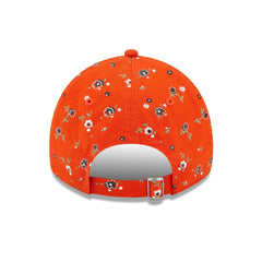 Cleveland Browns New Era Women's Floral 9TWENTY Adjustable Hat - Orange Hats