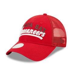 Tampa Bay Buccaneers New Era Women's Team Trucker 9FORTY Snapback Hat - Red Hats