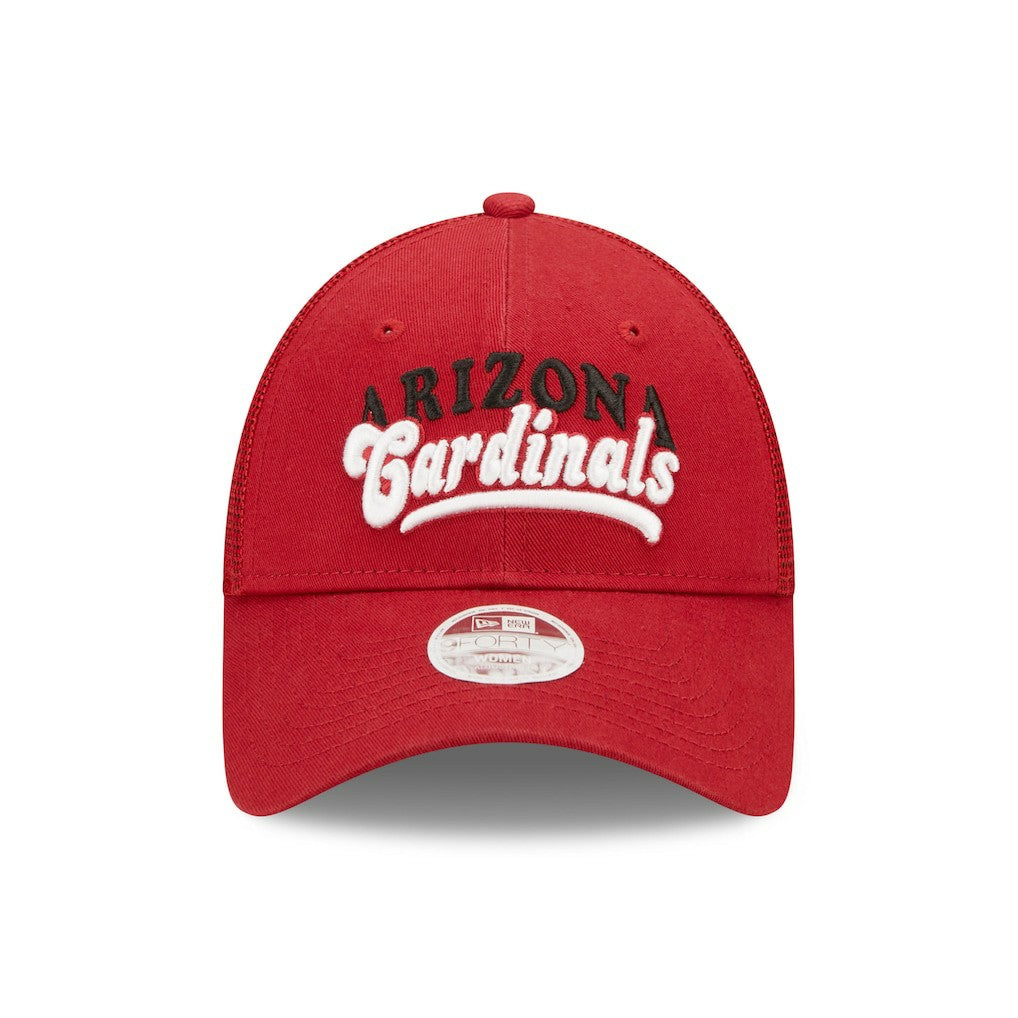 Arizona Cardinals New Era Women's Team Trucker 9FORTY Snapback Hat - Cardinal Hats