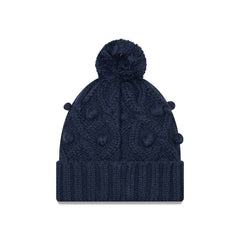 Tennessee Titans New Era Women's Toasty Cuffed Knit Hat with Pom - Navy Hats