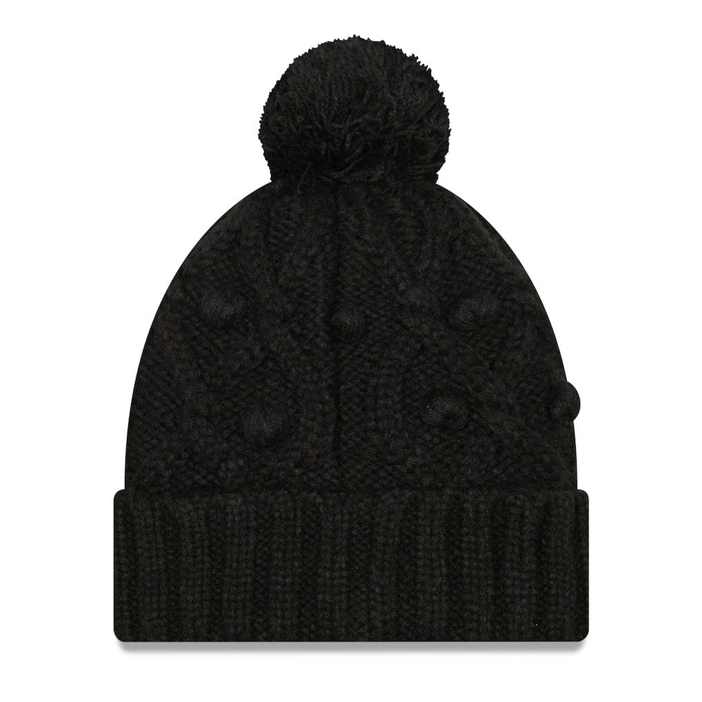 New Orleans Saints New Era Women's Toasty Cuffed Knit Hat with Pom - Black Hats