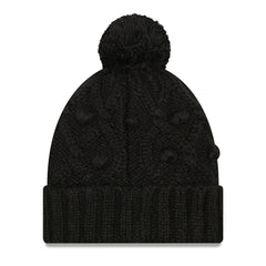 New Orleans Saints New Era Women's Toasty Cuffed Knit Hat with Pom - Black Hats