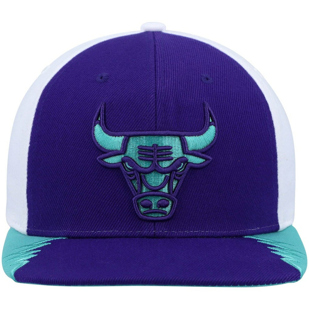 Chicago Bulls Day 5 Snapback Hat Purple - Mitchell & Ness outlet