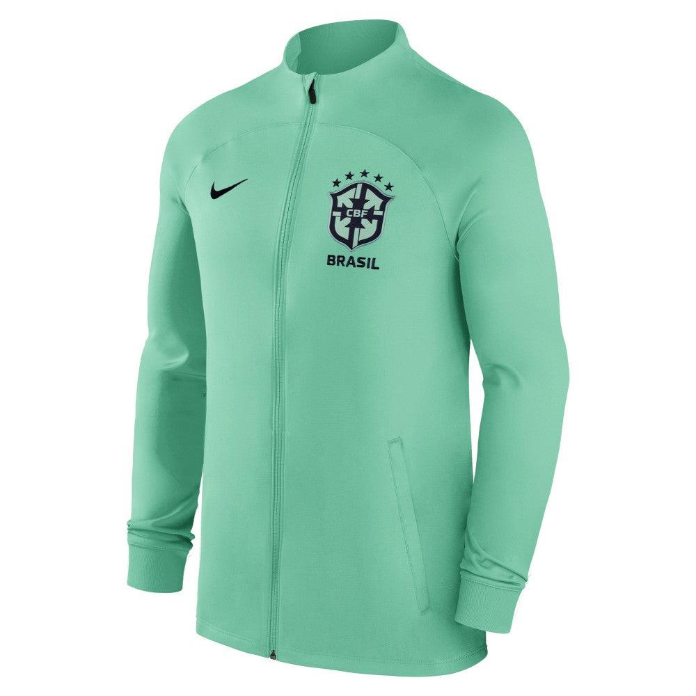 Brazil National Team Strike Raglan Full-Zip Performance Track Jacket Green - Nike