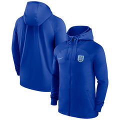 England National Team Strike Raglan Hoodie Full-Zip Track Jacket Blue - Nike discount