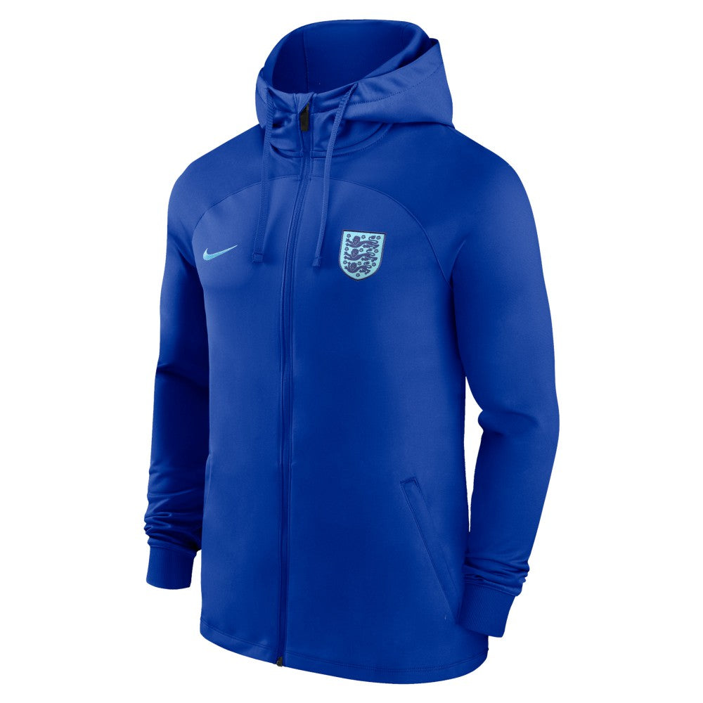 England National Team Strike Raglan Hoodie Full-Zip Track Jacket Blue - Nike discount