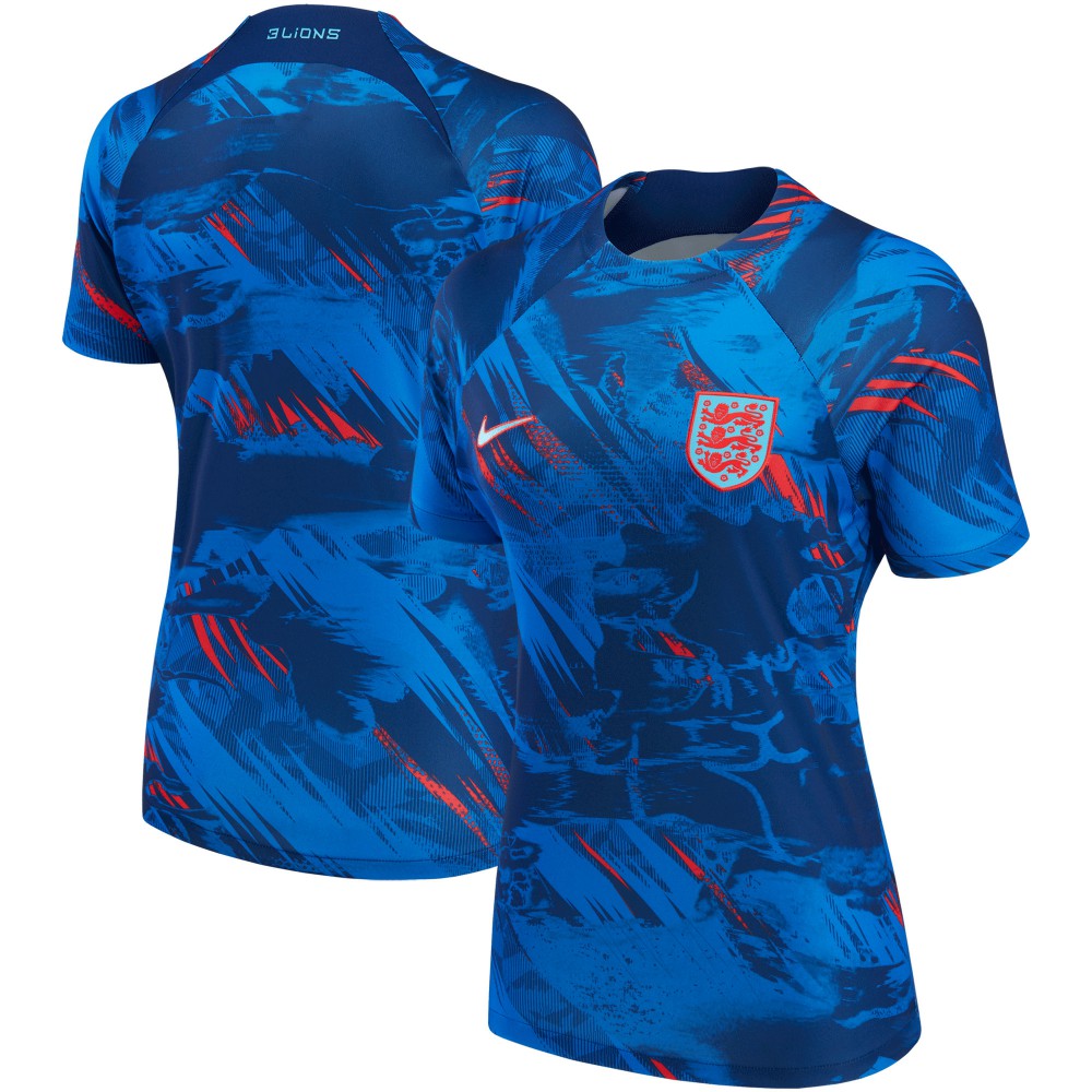 England National Team Women's 2022 Pre-Match Top Blue - Nike on sale
